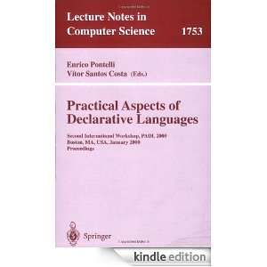 Practical Aspects of Declarative Languages Second International 