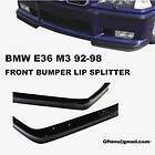 BMW E36 M3 DTM GT Front Bumper Lip splitters 3 Series
