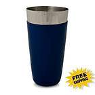 Boston Cocktail Shaker Stainless Steel with Blue Vinyl Coating Free 