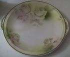   c1902 German Dessert Side Plates Transfer Gilt Prov Saxe ES Germany