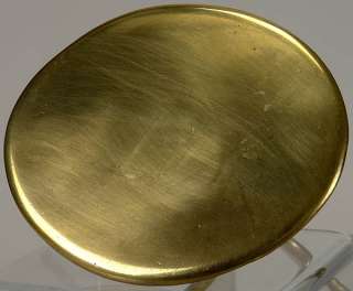 05849 Miniature Brass Tripod Tilt Oval Top Table c1820  