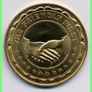 1973 FIRST NATIONAL BANK OF STRASBURG Coin BUCK PA PENNSYLVANIA  