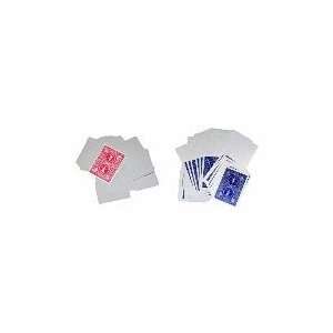  Blank Face Cards (Bicycle)   mixed backs (25 red   25 blue 