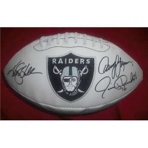  Oakland Raiders All Time Great Quarterbacks Autographed 