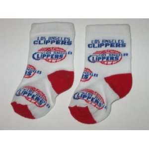   LOS ANGELES CLIPPERS Team Logo Cotton BABY BOOTIES