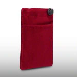  IPHONE 4GS SOFT CLOTH POUCH CASE WITH ACCESSORY POCKET BY 
