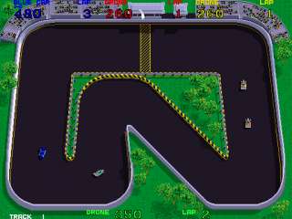 Atari Super Sprint Racing Arcade Game  