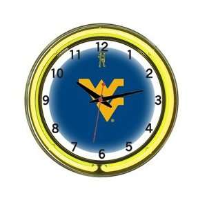  West Virginia Mountaineers Neon Wall Clock   18