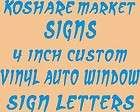 Custom Vinyl Window Boat Auto Letter Number Lettering Yard Sign
