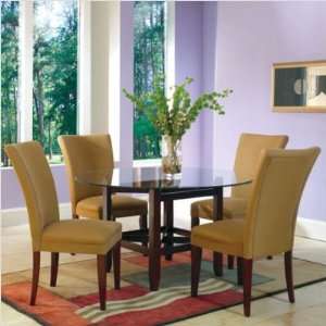  Wildon Home 3655Series Palo Alto Dining Set with Glass Top 