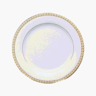  Ten Strawberry Street Athens Gold 9 Luncheon Plate  Set 