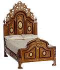 victorian walnut bed  