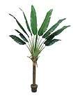   Silk Fake Traveller Palm Tree Plant with 8 Leaves / 11 Branches