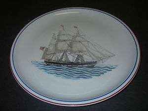   Mottahedeh Dinner Plate Our Maritime Heritage Yorkshire Vista Alegre