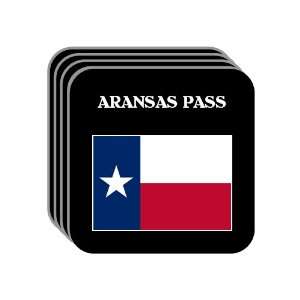  US State Flag   ARANSAS PASS, Texas (TX) Set of 4 Mini 