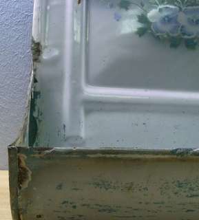 Antique German Graniteware Wall Holer Violet  