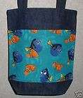 new sm tote bag gift handmade w finding nemo fabric