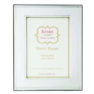  Eccolo Chased Border Sterling Silver Frame, 4 by 6 Inch 
