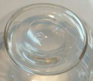 19TH CENTURY BLOWN PITTSBURGH GLASS FOOTED BOWL  