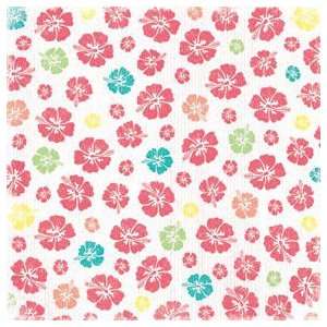  Just Beachy Hibiscus Toss 12 x 12 Double Sided Paper with 