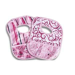  Coated Bib   Luxe Pink Collection 