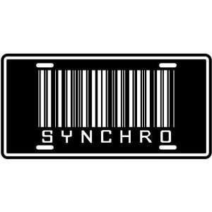 NEW  SYNCHRO BARCODE  LICENSE PLATE SIGN SPORTS 