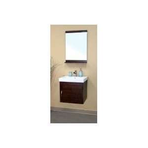  24.2 Inch Square Single Cabinet Sink Vanity Wood (Medium 