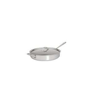  All Clad Stainless Steel 6 Qt. Saut Pan With Lid   Gray 