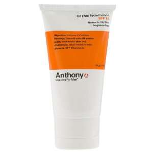 Anthony Logistics For Men Oil Free Facial Lotion SPF 15 2.5 oz. Exp.09 