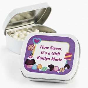 24 Personalized Sweet Treat Mint Tins   Candy & Mints  