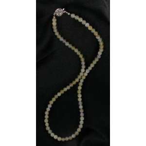    STUNNING AUSTRALIAN OPAL ROUND NECKLACE 18K GOLD~ 