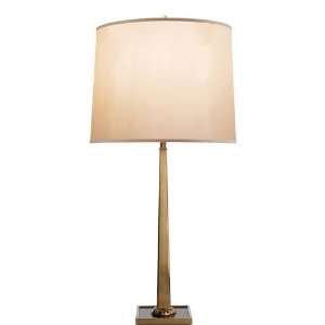   Barbara Barry 1 Light Table Lamps in Soft Brass