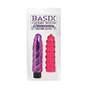  Basix 5 Vibe Sleeve Set Purple