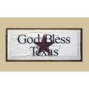    SaltBox Gifts RW1023GBT God Bless Texas Sign Patio, Lawn & Garden