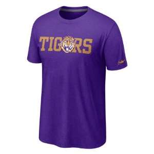  LSU Tigers Nike Purple Heather Vault Graphic Tri Blend T 