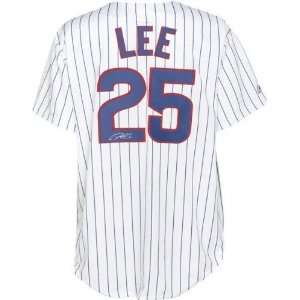  Derrek Lee Chicago Cubs Autographed Replica Jersey 