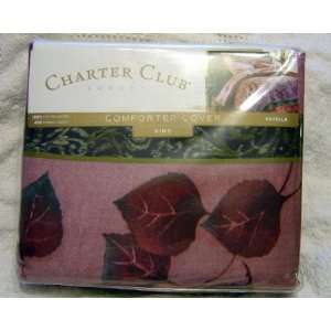  Charter Club Luxury Ravella Comforter Cover King Size 400 