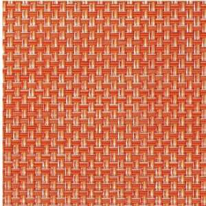  Chilewich Rectangle Basketweave Placemat   Coral, Set of 