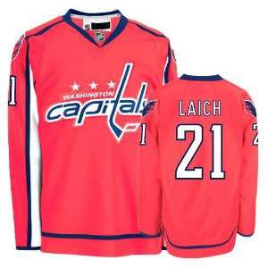 Brooks Laich #21 Washington Capitals Home Red Jersey Hockey Jerseys 
