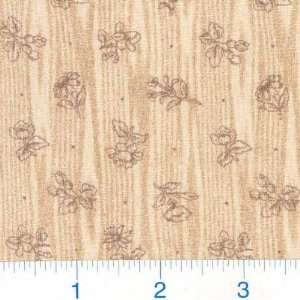  45 Wide Traditions Circa 1880s Striped Floral Natural 