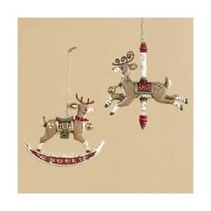  Club Pack of 12 Noel and Carousel Reindeer Christmas 