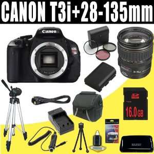  Canon EOS Rebel T3i 18 MP CMOS Digital SLR Camera Body & Canon 