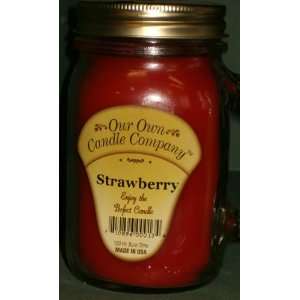    STRAWBERRY SCENTED CANDLE   100 HOURS BURNTIME
