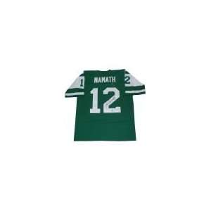    Joe Namath M&N Authentic Green Jets Jersey Sports Collectibles