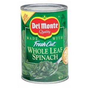 Del Monte Whole Leaf Spinach 13.5 oz Grocery & Gourmet Food