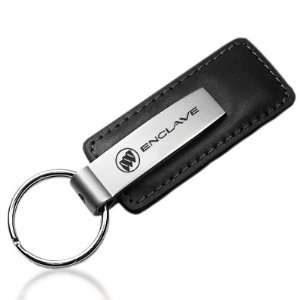 Buick Enclave Black Leather Key Chain
