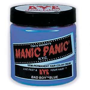   Manic Panic Semi Permanent Hair Color Cream Bad Boy Blue 4 Oz Beauty