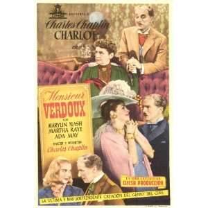  Monsieur Verdoux Movie Poster (11 x 17 Inches   28cm x 