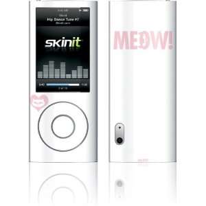  White Meow skin for iPod Nano (5G) Video  Players 