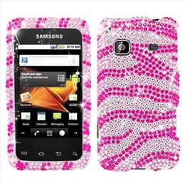 Pink Heart Bling Case Cover for Samsung Galaxy Prevail  